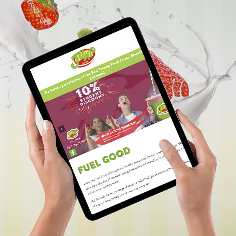 Jump Juice Direct Tablet Graphic