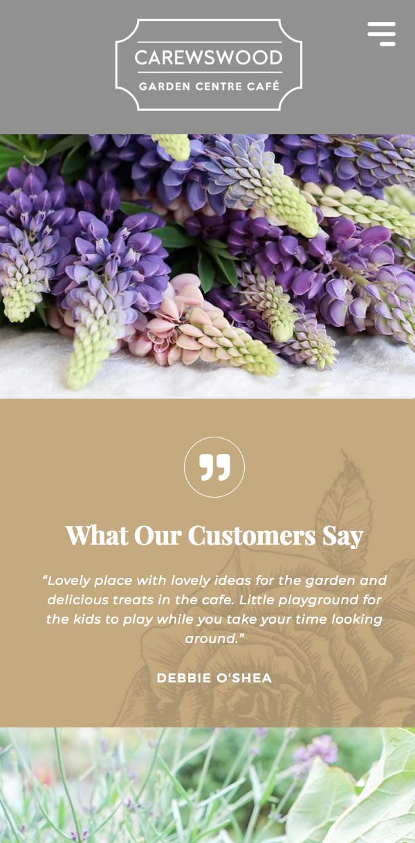 gareden centre website design cork