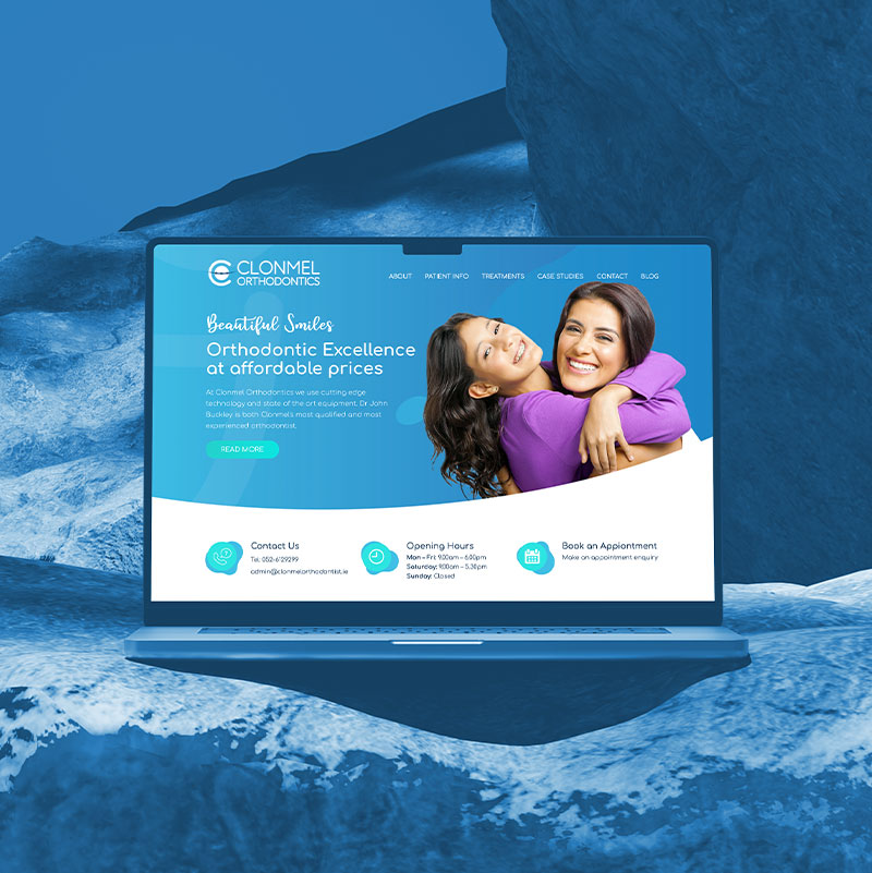 orthodontist clonmel website design