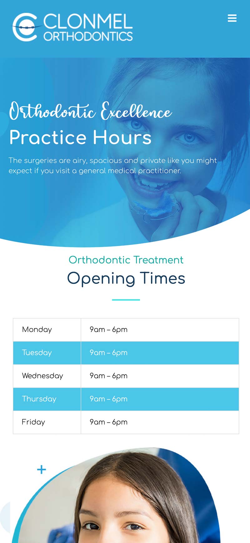 orthodontist clonmel website design
