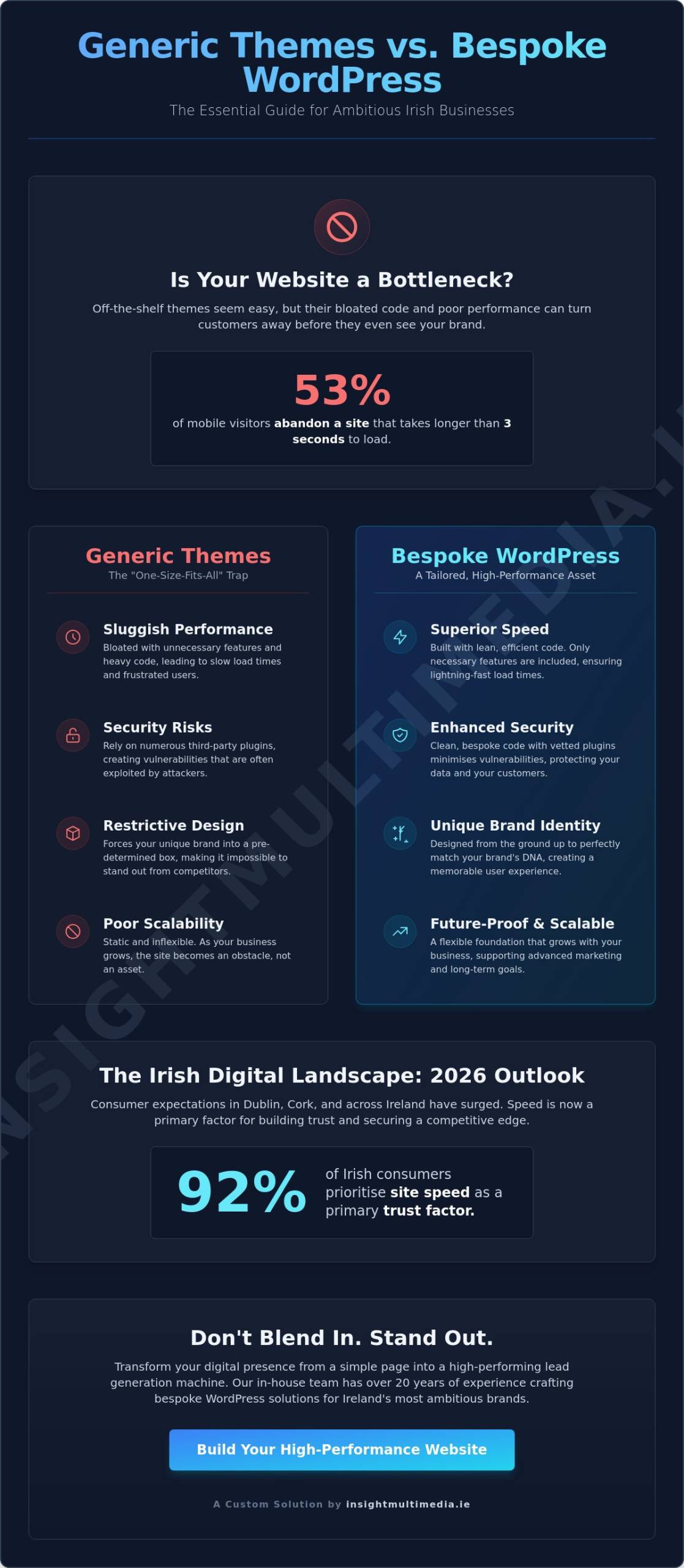 Custom WordPress Development Ireland: Bespoke Solutions for 2026
